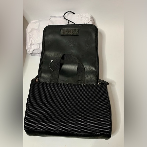 🍀 NWT Original Penguin Black Travel Grooming Toiletries Kit Case Bag🍀#PENGUIN - Picture 6 of 13